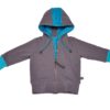 PUNK double-sided jacket teal+grey
